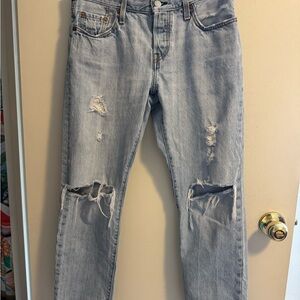 Levi's Blue Straight Leg Jeans Classic Style